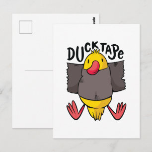 Lustiges Entenband Postkarte