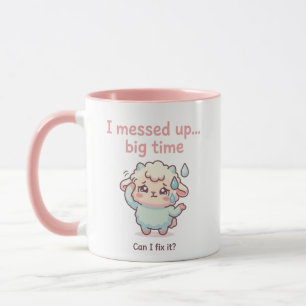 Lustiges Entschuldigungsgeschenk – Ich habe es tot Tasse