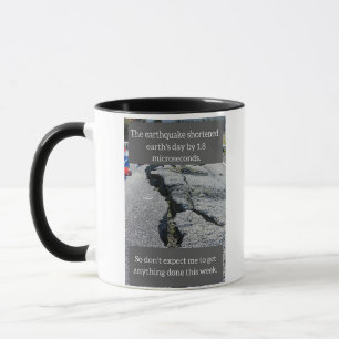 Lustiges Erdbeben Tasse