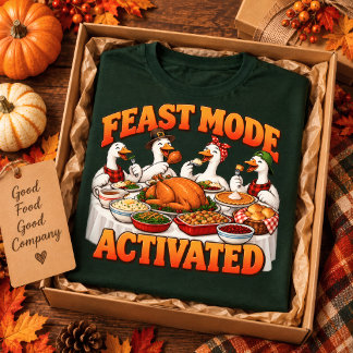 Lustiges Erntedankfest-Essen Truthahn-Abendessen T-Shirt