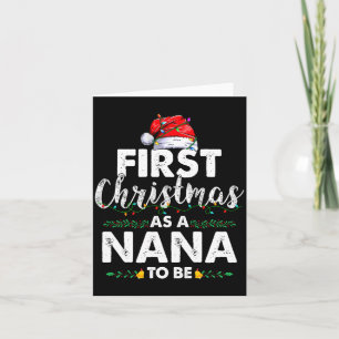 Lustiges erstes Weihnachten als zukünftige Nana Ne Karte