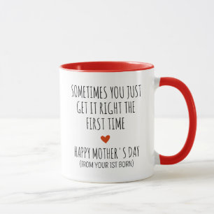 Lustiges Erstgeborenes-Geschenk für Mama, sarkasti Tasse