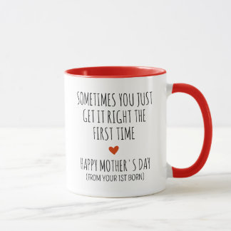 Lustiges Erstgeborenes-Geschenk für Mama, sarkasti Tasse