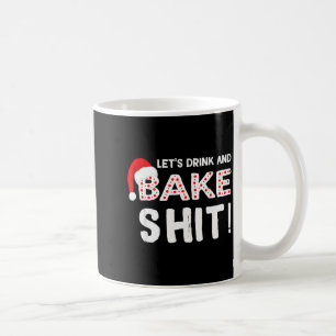 Lustiges Erwachsener Weihnachten Back-Shirt, Trink Kaffeetasse
