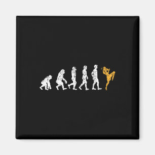Lustiges Evolution-Kickbox-Geschenk Muay Thai Magnet
