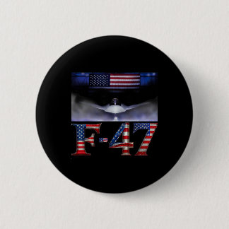 Lustiges F47-Kampfjet-Trump-Shirt F-47-Jet-Kampfje Button