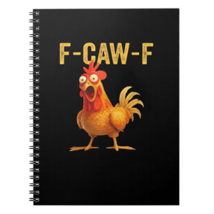 Lustiges F Caw F Huhn Kreatives Casual Design Notizblock