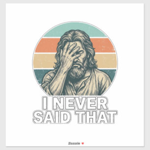 Lustiges Facepalm Vintage Gravur Zitat Design_1 Aufkleber