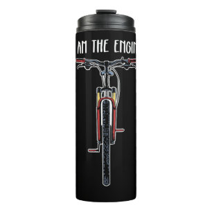Lustiges Fahrrad, ich bin der Motor Thermosbecher