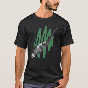 Lustiges Fallschirmspringen Fallschirm Retro Parag T-Shirt
