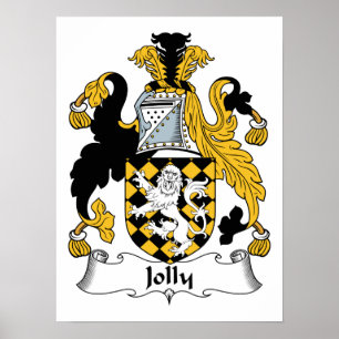 Lustiges Familienwappen Poster