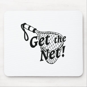 Lustiges Fang Das Netz Angeln Bootfahren Glücklich Mousepad