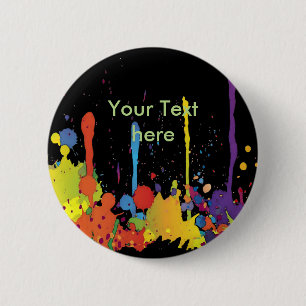 LUSTIGES FARBspritzen II + Ihr backgr. u. Text Button