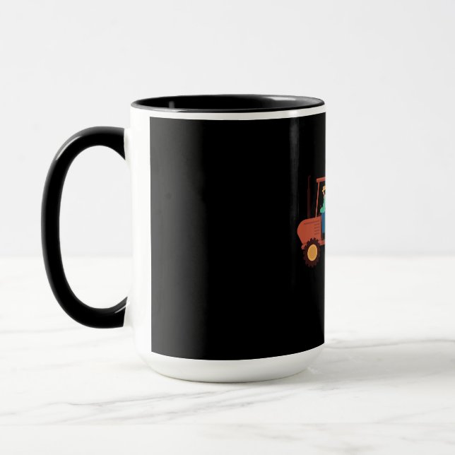 Lustiges Farmleben Design Tasse (Links)