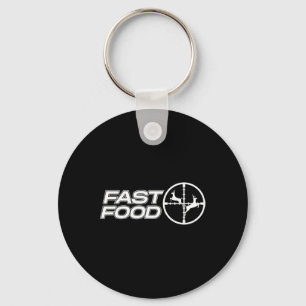 Lustiges Fast-Food-Hirschjagd-Geschenk für Jäger M Schlüsselanhänger