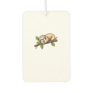 Lustiges Faules Faultier T-Shirt Autolufterfrischer