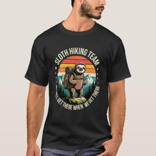 Lustiges Faultier-Wanderteam Naturliebhaber T-Shirt