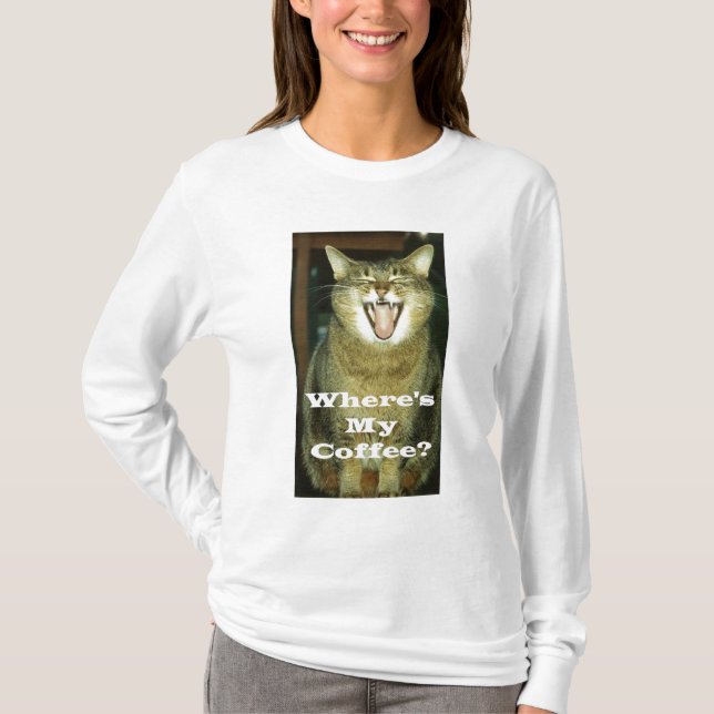 Lustiges fettes Katzen-Shirt T-Shirt (Vorderseite)