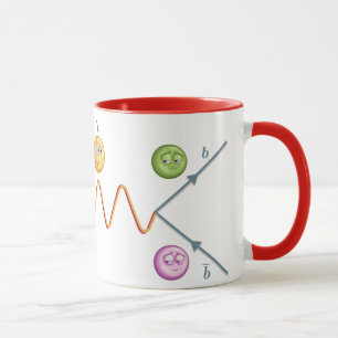 Lustiges Feynman Diagramm Tasse
