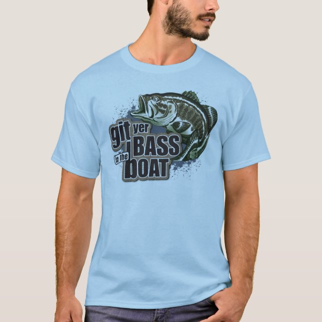 Lustiges Fischen T-Shirt (Vorderseite)