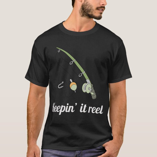 Lustiges Fischen T-Shirt (Vorderseite)