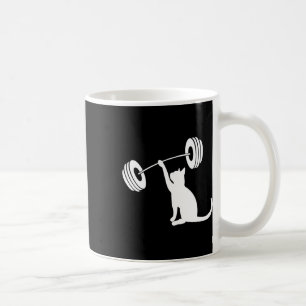 Lustiges Fitness-Gewicht Stärke-Gym-Katze-Heben fü Kaffeetasse