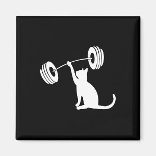 Lustiges Fitness-Gewicht Stärke-Gym-Katze-Heben fü Magnet