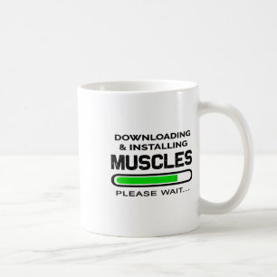 Lustiges Fitness-Shirt zum Herunterladen und Insta Kaffeetasse