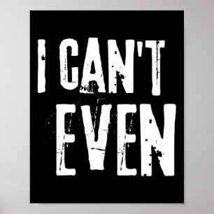 Lustiges Fitness-Witz-T-Shirt Workout-Spruch Ich k Poster