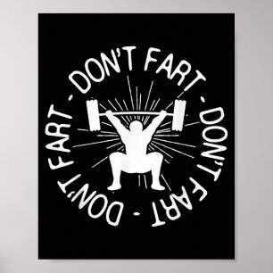 Lustiges Fitnessstudio-Geschenk Nicht Weit  Poster