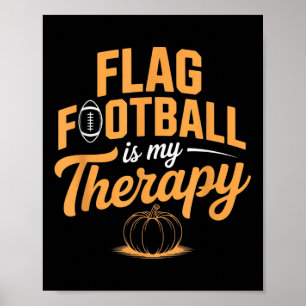 Lustiges Flag Football _ Flag Football Therapie _  Poster