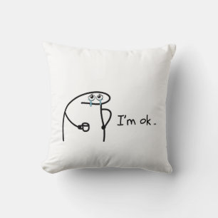 Lustiges Flork Ich Bin Okay Meme T-Shirt Kissen