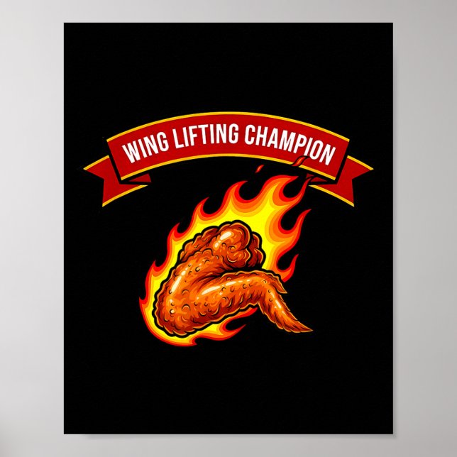 Lustiges Flügelhebendes Chamäleon  Poster (Vorne)