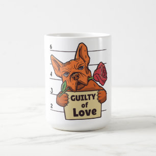 Lustiges Französische-Bulldogge-Fan-Design Kaffeetasse