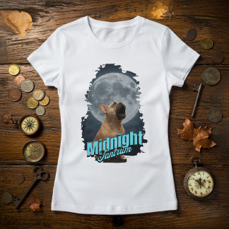 Lustiges Französische-Bulldogge-Heul-T-Shirt T-Shirt