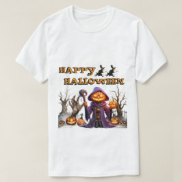 Lustiges Frohes Halloween Kürbis Hexe Halloween  T-Shirt