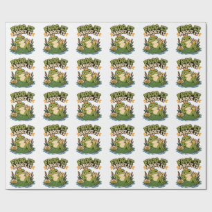 Lustiges Frosch-Shirt Froschliebhaber-Geschenk Süß Geschenkpapier