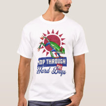 Lustiges Froschliebhaber-Geschenk Hop Durch Harte