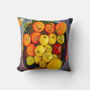 LUSTIGES FRUCHTDESIGN KISSEN