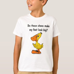 Lustiges Fuß-Shirt der Enten-CH T-Shirt