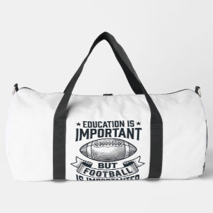 Lustiges Fußball-Bildungs-Vintage-Shirt-Design (2) Duffle Bag
