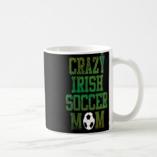 Lustiges Fußball-Mama-T-Shirt Damen Novelty-Shirt Kaffeetasse