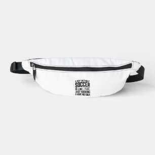 Lustiges Fußball-Tages-Zitat Vintage-Shirt-Design_ Bauchtasche