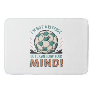 Lustiges Fußballdesign Badematte