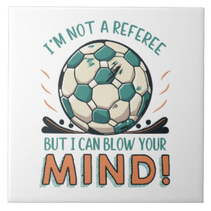 Lustiges Fußballdesign Fliese