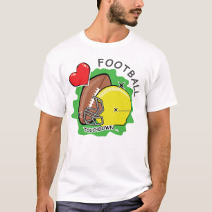 Lustiges Fußballdesign T-Shirt