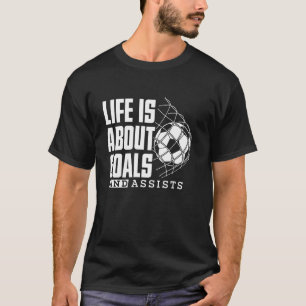 Lustiges Fußballleben handelt von Toren Coole Fußb T-Shirt