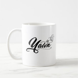 Lustiges Gähnen Kaffeetasse