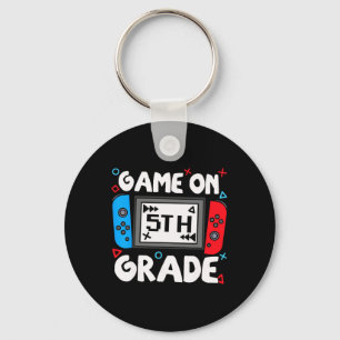 Lustiges Gamer Game On 5. Klasse Zur Schule Kinder Schlüsselanhänger