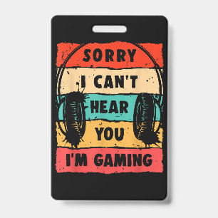 Lustiges Gamer-Shirt für jugendliche Jungen Männer Ausweis
